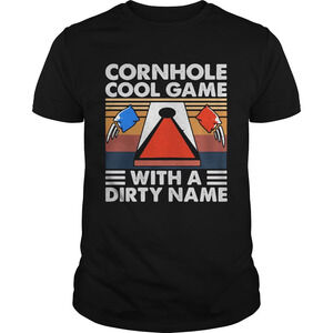 Cornhole Cool Game With A Dirty NameRetro Shirt